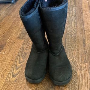 Womens Classic Tall Black Uggs